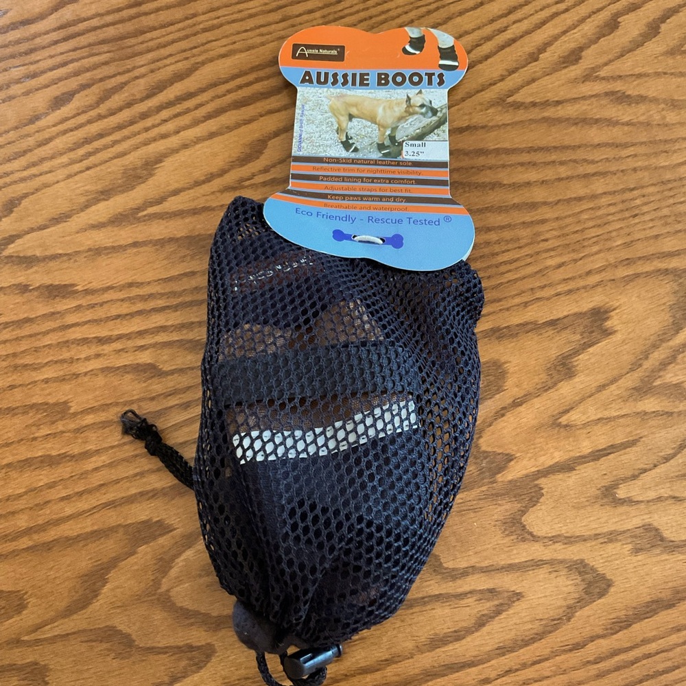Aussie Natural Doggie Boots, Sz Small 3.25”